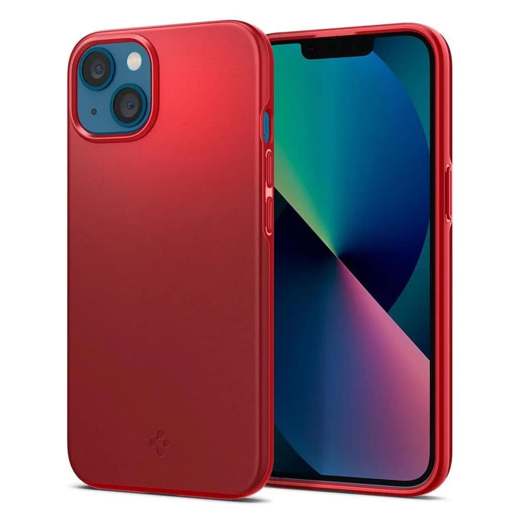 Чехол Spigen Thin Fit для iPhone 13 Mini, Red — фото 8