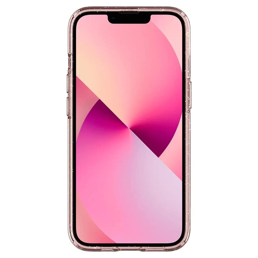 Чехол Spigen Liquid Crystal для iPhone 13 Mini Glitter Rose, Pink — фото 4