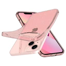 Чехол Spigen Liquid Crystal для iPhone 13 Mini Glitter Rose, Pink — фото 7