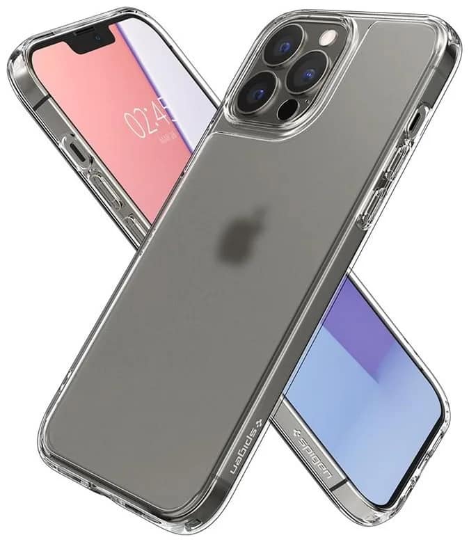 Чехол Spigen Quartz Hybrid для iPhone 13 Pro Matte Clear, Прозрачный — фото 3