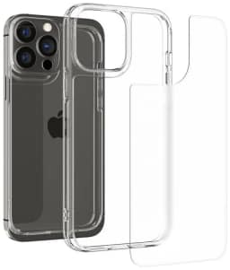 Чехол Spigen Quartz Hybrid для iPhone 13 Pro Matte Clear, Прозрачный — фото 4