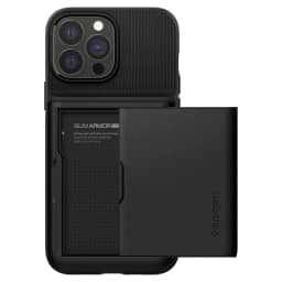 Чехол Spigen Slim Armor CS для iPhone 13 Pro, Black — фото 2