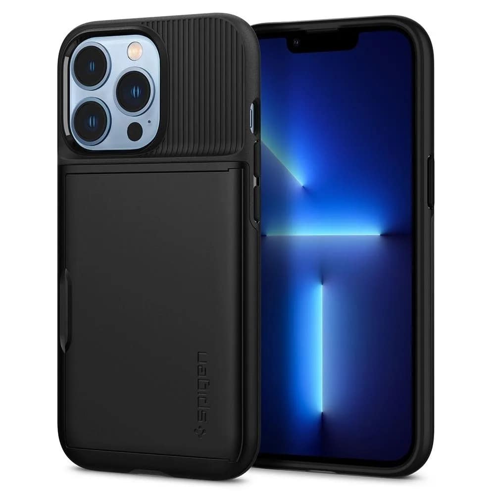 Чехол Spigen Slim Armor CS для iPhone 13 Pro, Black — фото 13