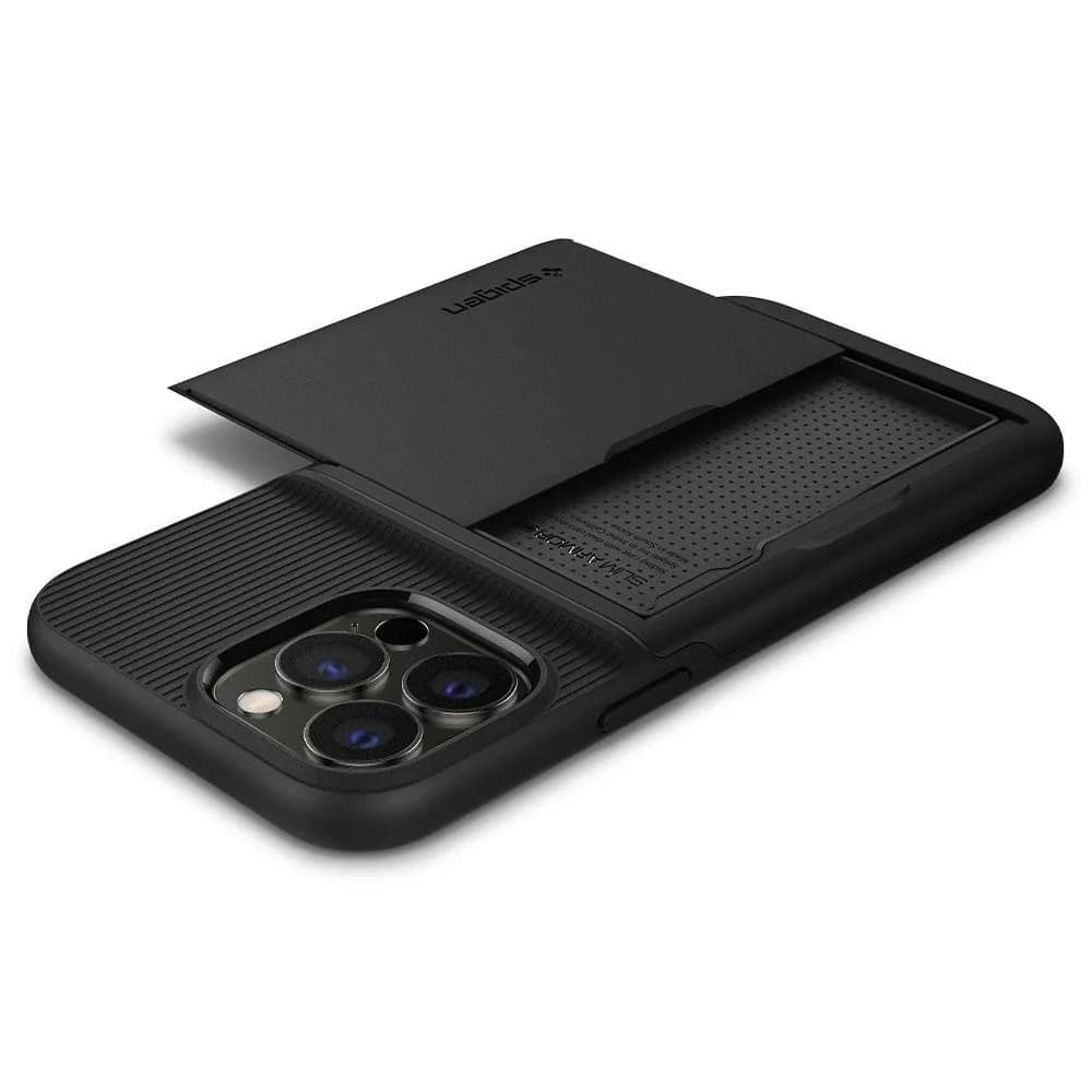 Чехол Spigen Slim Armor CS для iPhone 13 Pro, Black — фото 6