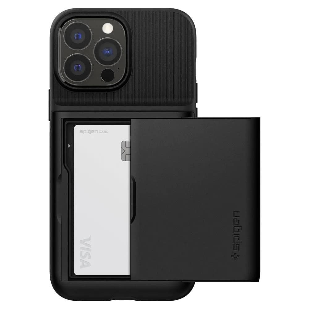 Чехол Spigen Slim Armor CS для iPhone 13 Pro, Black — фото 7