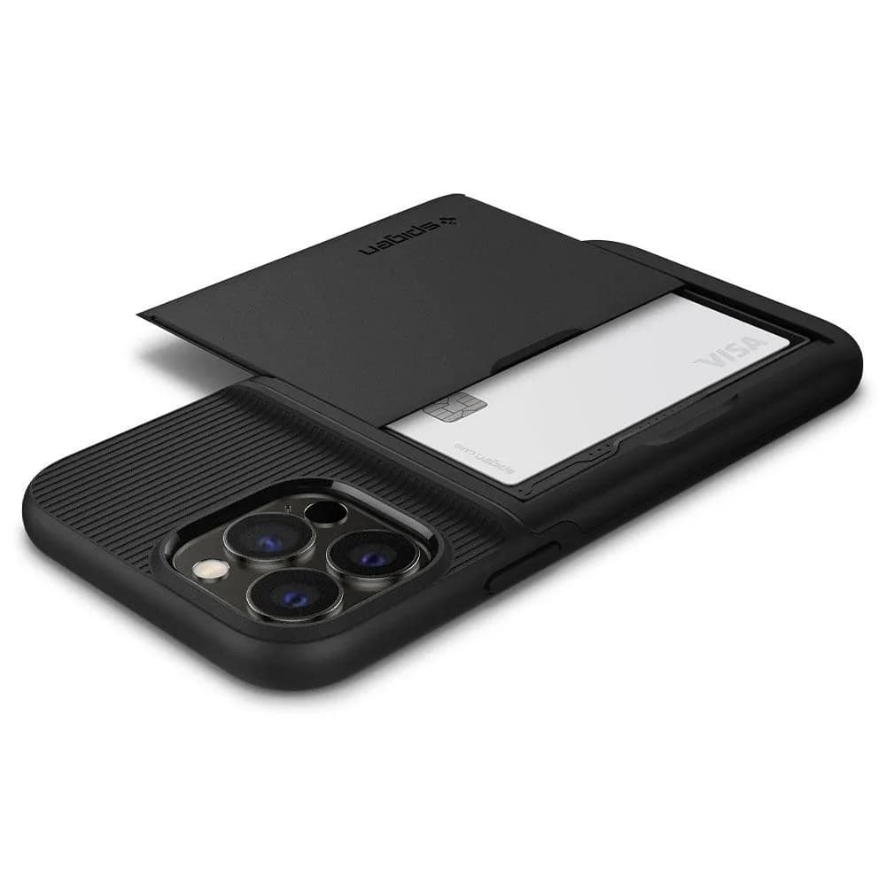 Чехол Spigen Slim Armor CS для iPhone 13 Pro, Black — фото 10