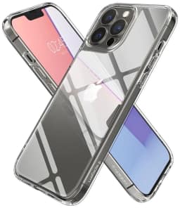 Чехол Spigen Quartz Hybrid для iPhone 13 Pro Crystal Clear, Прозрачный — фото 4