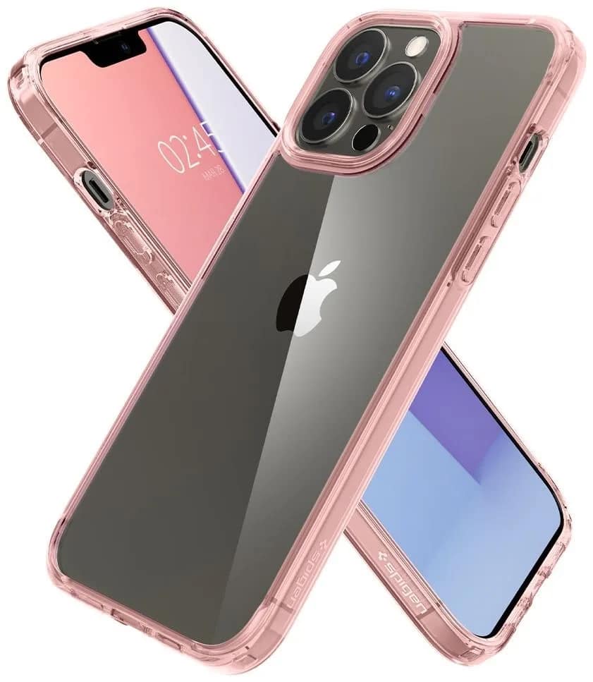 Чехол Spigen Ultra Hybrid для iPhone 13 Pro Rose Crystal, Pink — фото 5