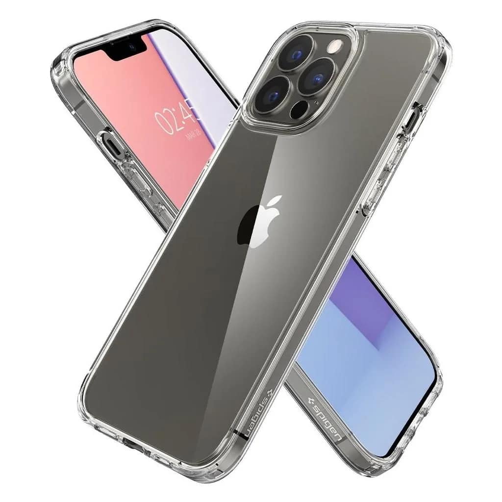 Чехол Spigen Ultra Hybrid для iPhone 13 Pro Crystal Clear, Прозрачный — фото 6