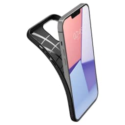 Чехол Spigen Liquid Air для iPhone 13 Pro Matte, Black — фото 10