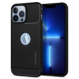 Чехол Spigen Rugged Armor для iPhone 13 Pro Matte, Black — фото 1