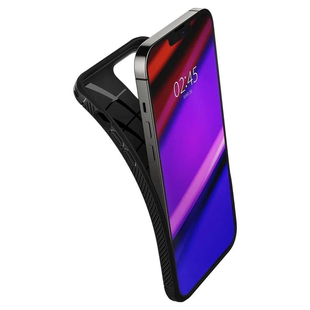 Чехол Spigen Rugged Armor для iPhone 13 Pro Matte, Black — фото 5