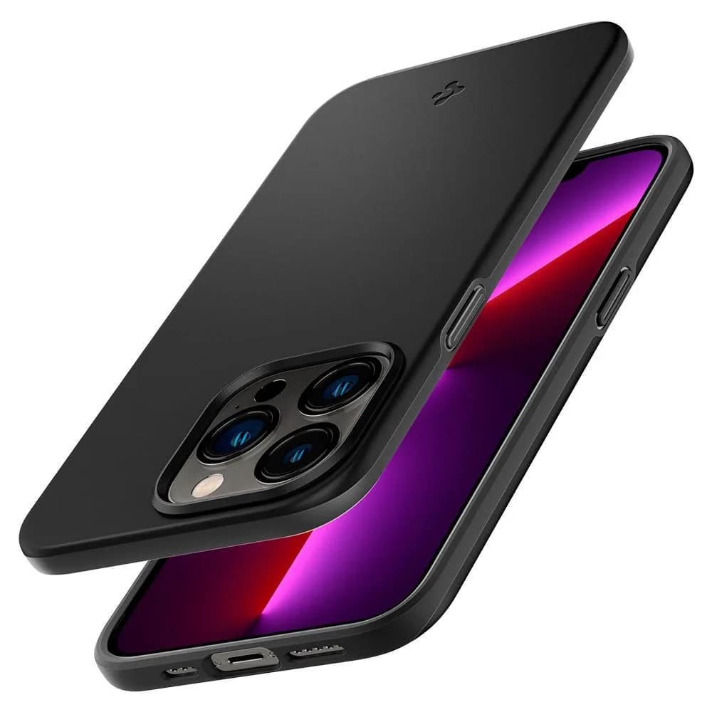 Чехол Spigen Thin Fit для iPhone 13 Pro, Black — фото 8