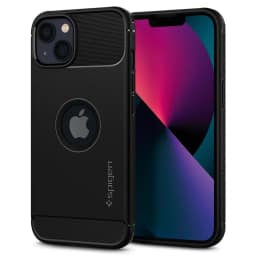 Чехол Spigen Rugged Armor для iPhone 13 Matte, Black — фото 1