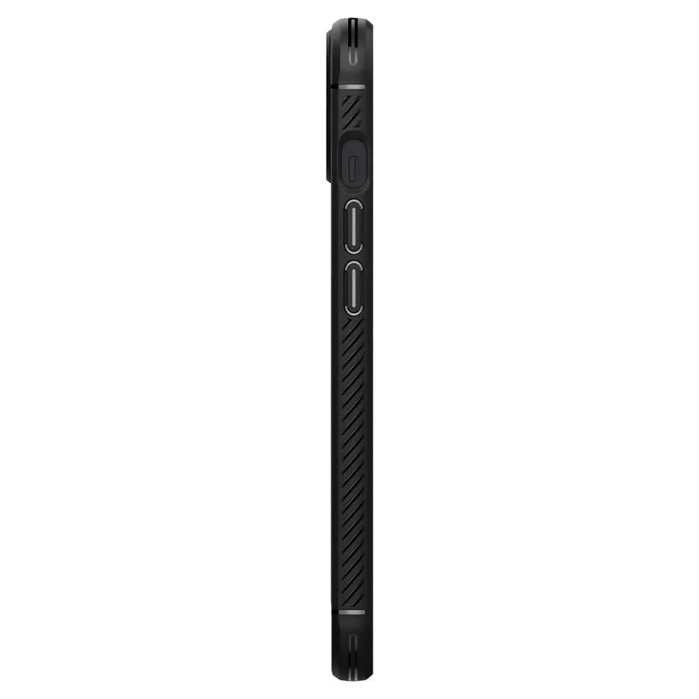 Чехол Spigen Rugged Armor для iPhone 13 Matte, Black — фото 3
