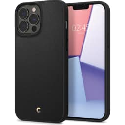Чехол Spigen Cyrill Leather Brick для iPhone 13 Pro, Black — фото 1