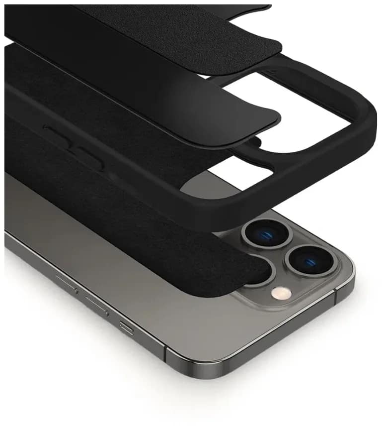 Чехол Spigen Cyrill Leather Brick для iPhone 13 Pro, Black — фото 3