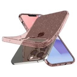Чехол Spigen Liquid Crystal для iPhone 13 Pro Max Glitter Rose, Pink — фото 6