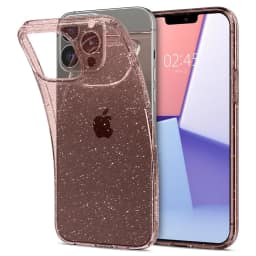 Чехол Spigen Liquid Crystal для iPhone 13 Pro Max Glitter Rose, Pink — фото 7