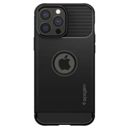 Чехол Spigen Rugged Armor для iPhone 13 Pro Max Matte, Black — фото 2
