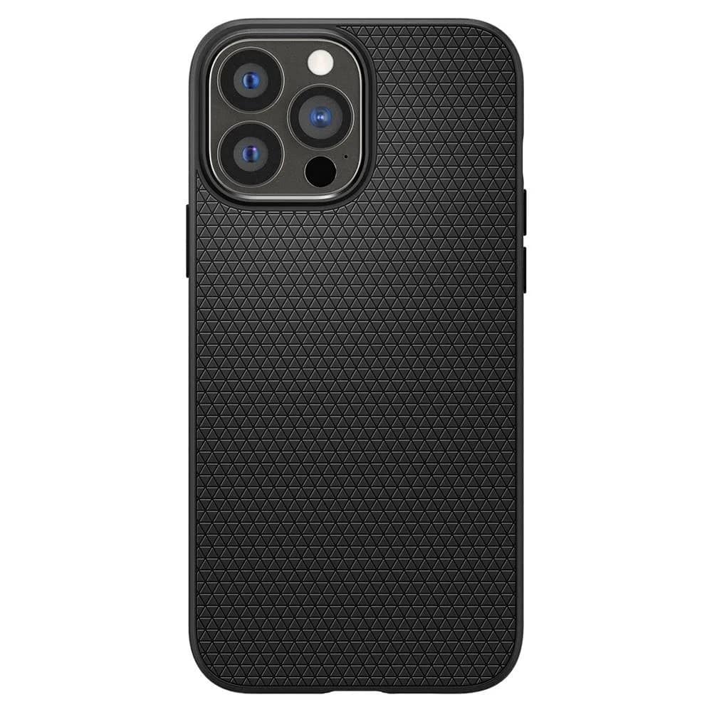 Чехол Spigen Liquid Air для iPhone 13 Pro Max Matte, Black — фото 3