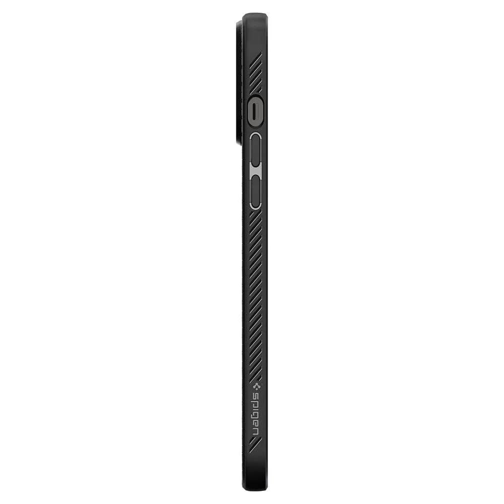 Чехол Spigen Liquid Air для iPhone 13 Pro Max Matte, Black — фото 5