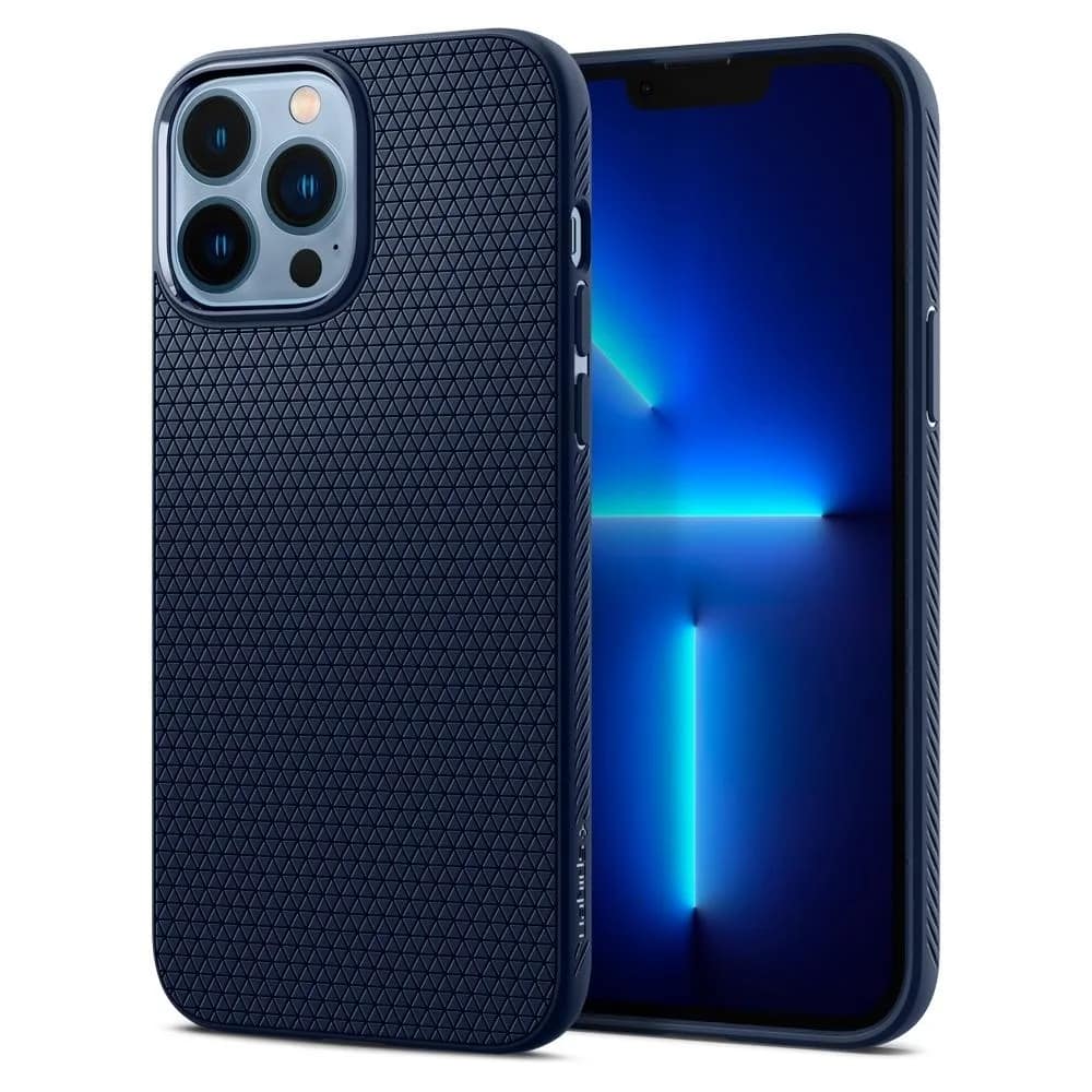 Чехол Spigen Liquid Air для iPhone 13 Pro Max Navy Blue, Midnight Blue — фото 2