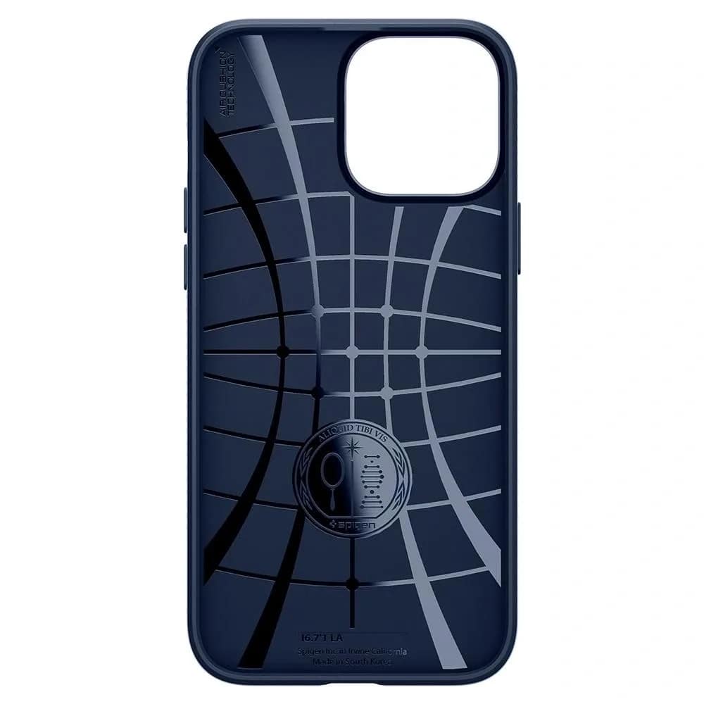 Чехол Spigen Liquid Air для iPhone 13 Pro Max Navy Blue, Midnight Blue — фото 4