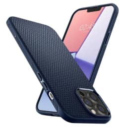 Чехол Spigen Liquid Air для iPhone 13 Pro Max Navy Blue, Midnight Blue — фото 10