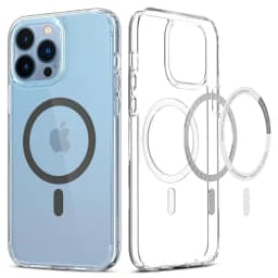 Чехол Spigen Ultra Hybrid Mag Magsafe для iPhone 13 Pro Max Graphite, Прозрачный — фото 4
