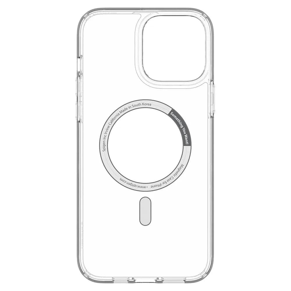 Чехол Spigen Ultra Hybrid Mag Magsafe для iPhone 13 Pro Max Graphite, Прозрачный — фото 5