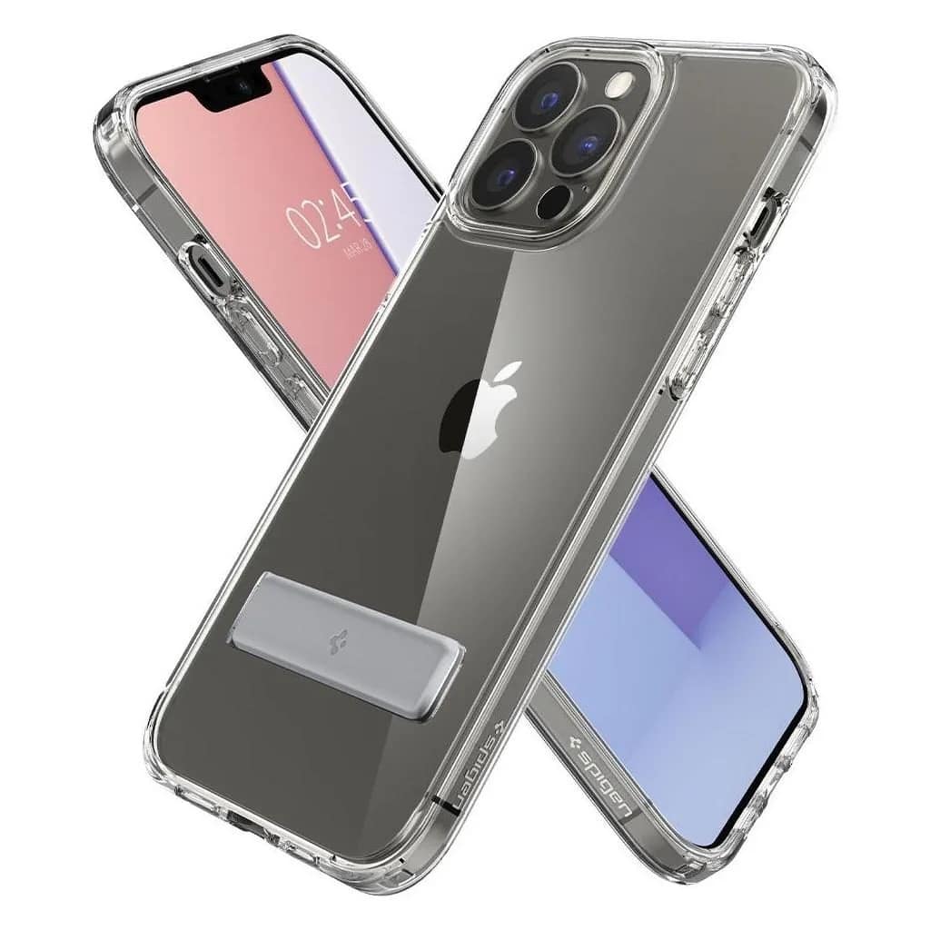 Чехол Spigen Ultra Hybrid S для iPhone 13 Pro Max Crystal Clear, Прозрачный — фото 7