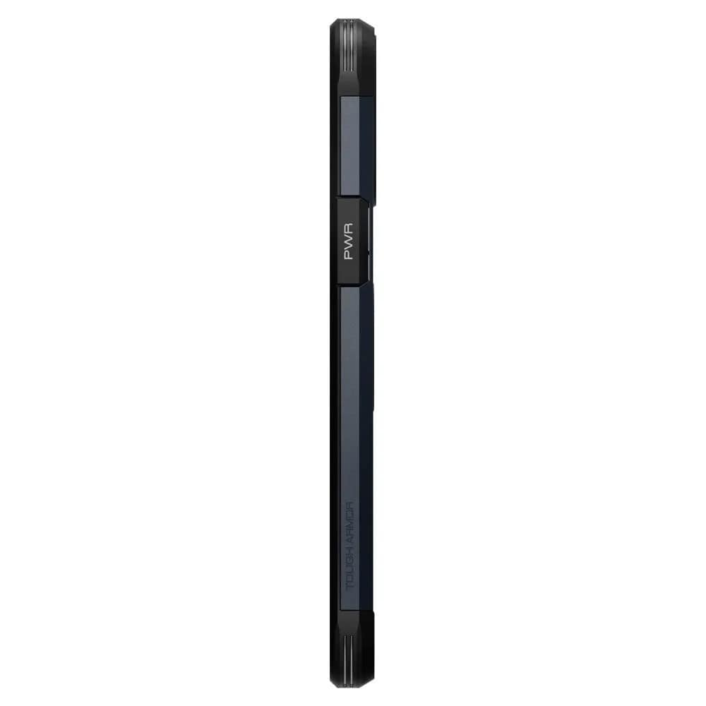 Чехол Spigen Tough Armor для iPhone 13 Pro Max Metal Slate, Midnight Blue — фото 3