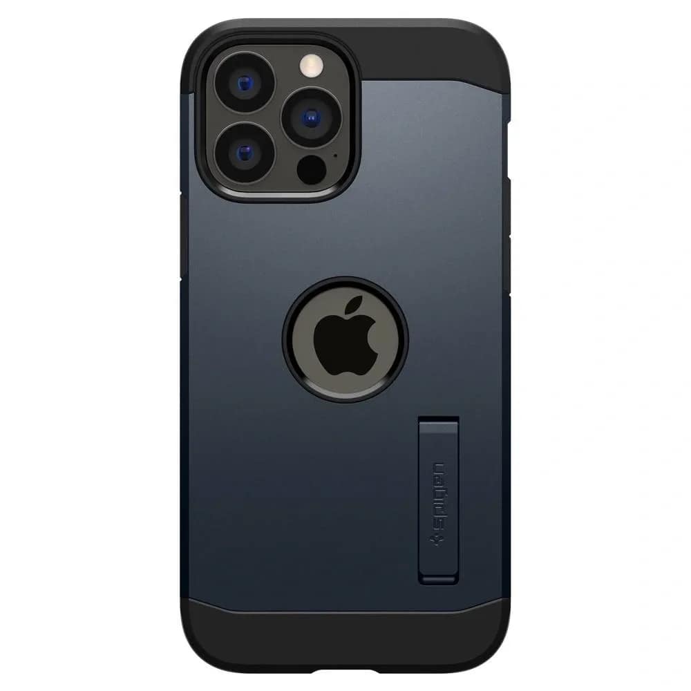 Чехол Spigen Tough Armor для iPhone 13 Pro Max Metal Slate, Midnight Blue — фото 4