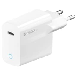 Сетевое зарядное устройство Deppa 25W USB-C 11428, White — фото 1