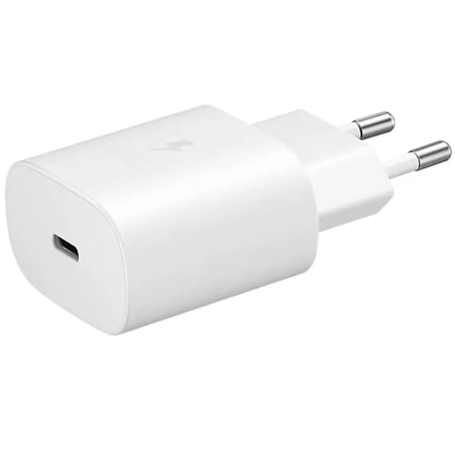 Сетевое зарядное устройство Samsung 25W USB-C EP-TA800, White