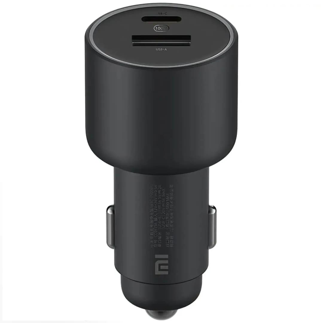Автомобильное зарядное устройство XiaoMi 100W USB-A USB-C BHR4460CN, Black — фото 2