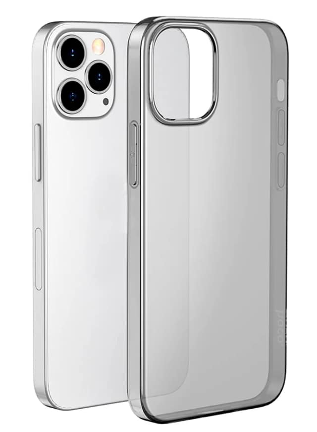 Чехол Hoco для iPhone 13 Pro Transparent Dark, Прозрачный тёмный