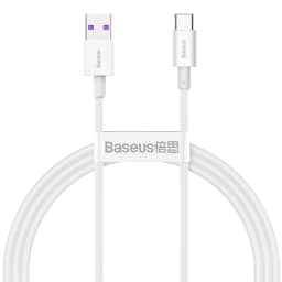 Кабель Baseus Superior Series Fast Charging Data Cable USB to Type-C 66W 1m CATYS-02 White, Белый — фото 1