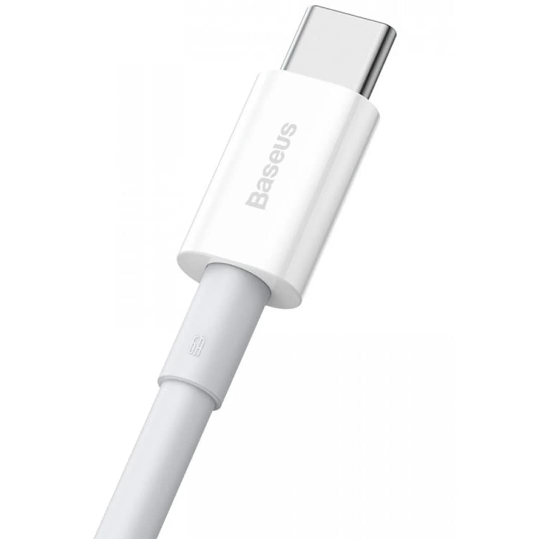 Кабель Baseus Superior Series Fast Charging Data Cable USB to Type-C 66W 1m CATYS-02 White, Белый — фото 3