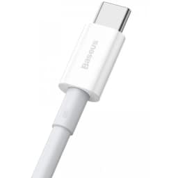 Кабель Baseus Superior Series Fast Charging Data Cable USB to Type-C 66W 1m CATYS-02 White, Белый — фото 3