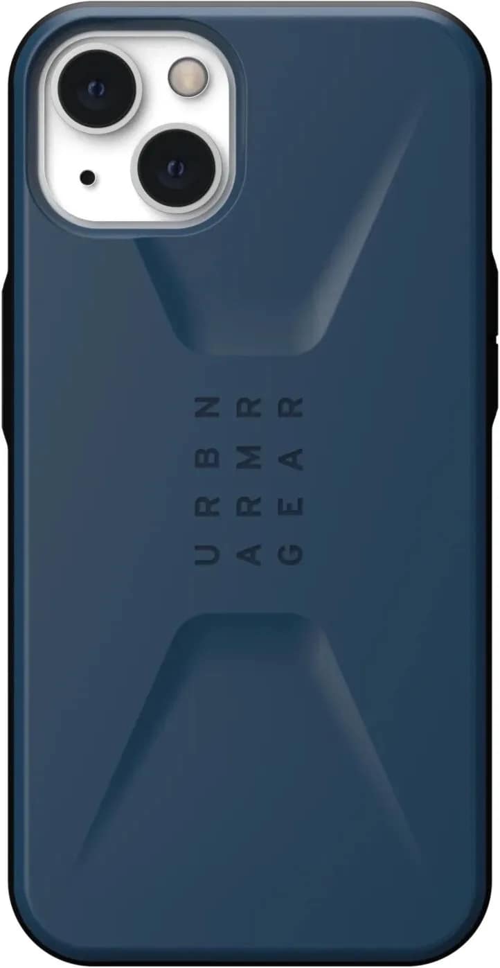 Чехол UAG Civilian для iPhone 13 Mallard, Midnight Blue — фото 3