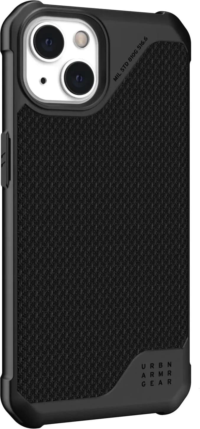 Чехол UAG Metropolis LT для iPhone 13 Kevlar, Black — фото 4