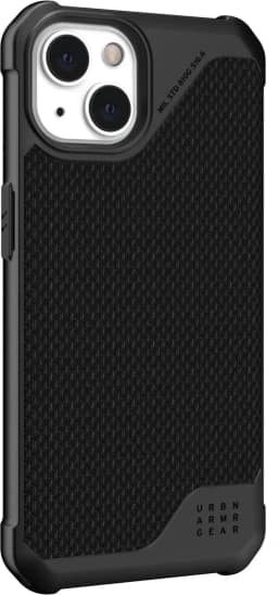 Чехол UAG Metropolis LT для iPhone 13 Kevlar, Black — фото 4