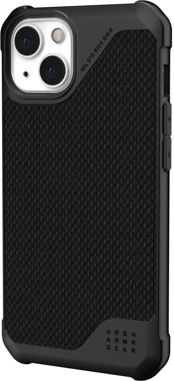 Чехол UAG Metropolis LT для iPhone 13 Kevlar, Black — фото 5