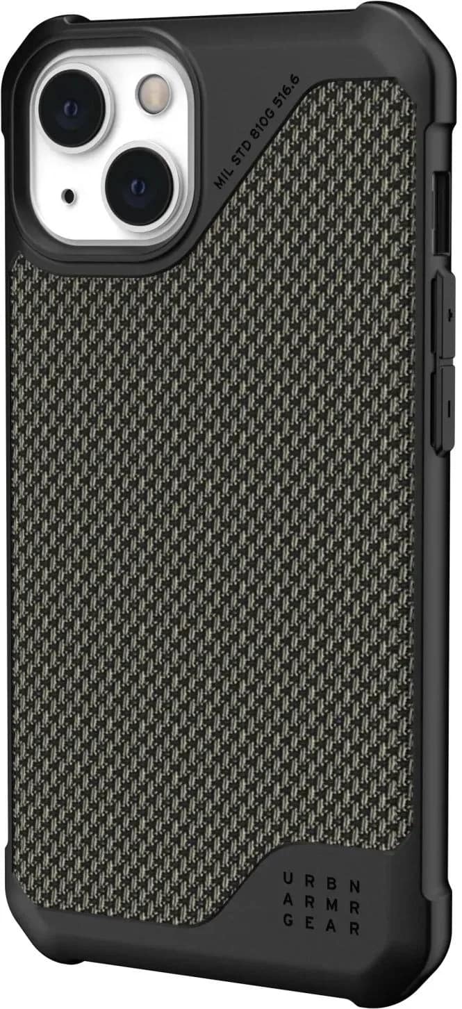 Чехол UAG Metropolis LT для iPhone 13 Kevlar, Olive — фото 4