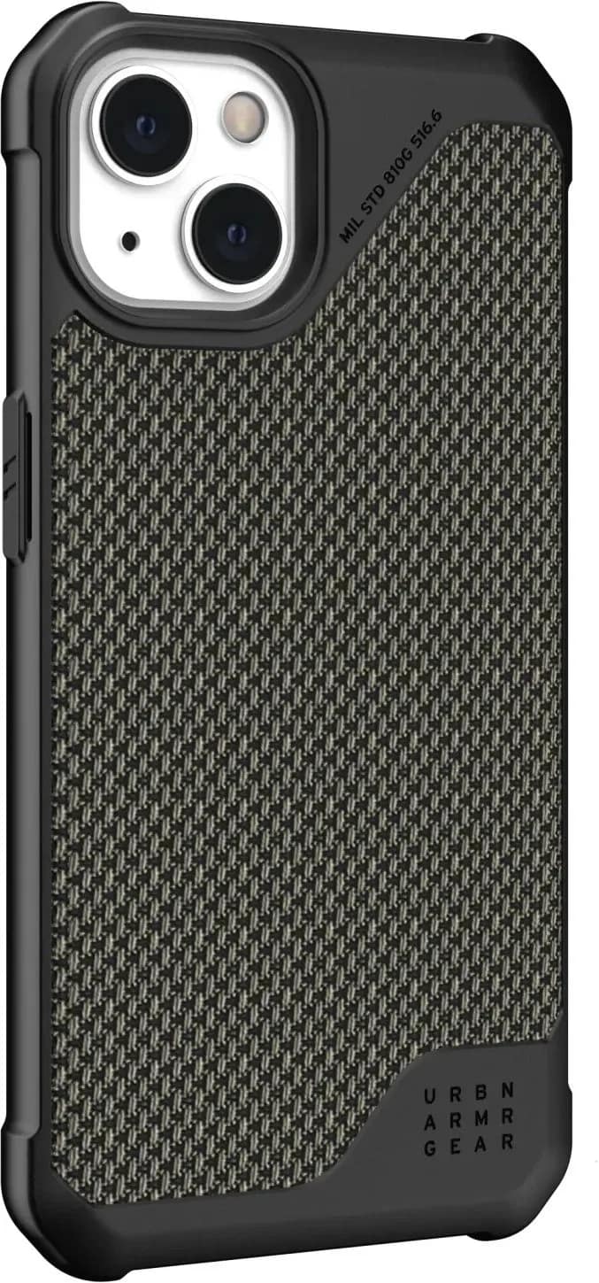 Чехол UAG Metropolis LT для iPhone 13 Kevlar, Olive — фото 5