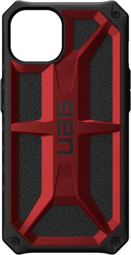 Чехол UAG Monarch для iPhone 13 Crimson, Black-Red