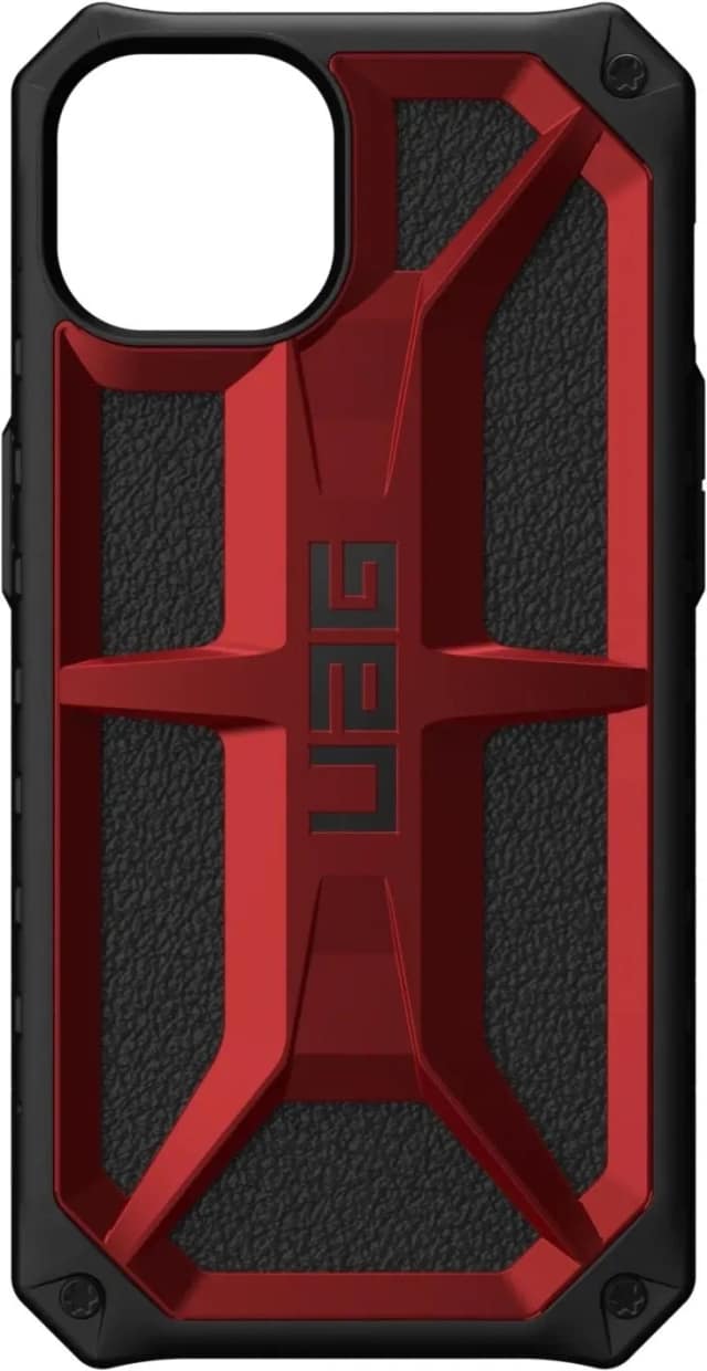 Чехол UAG Monarch для iPhone 13 Crimson, Black-Red