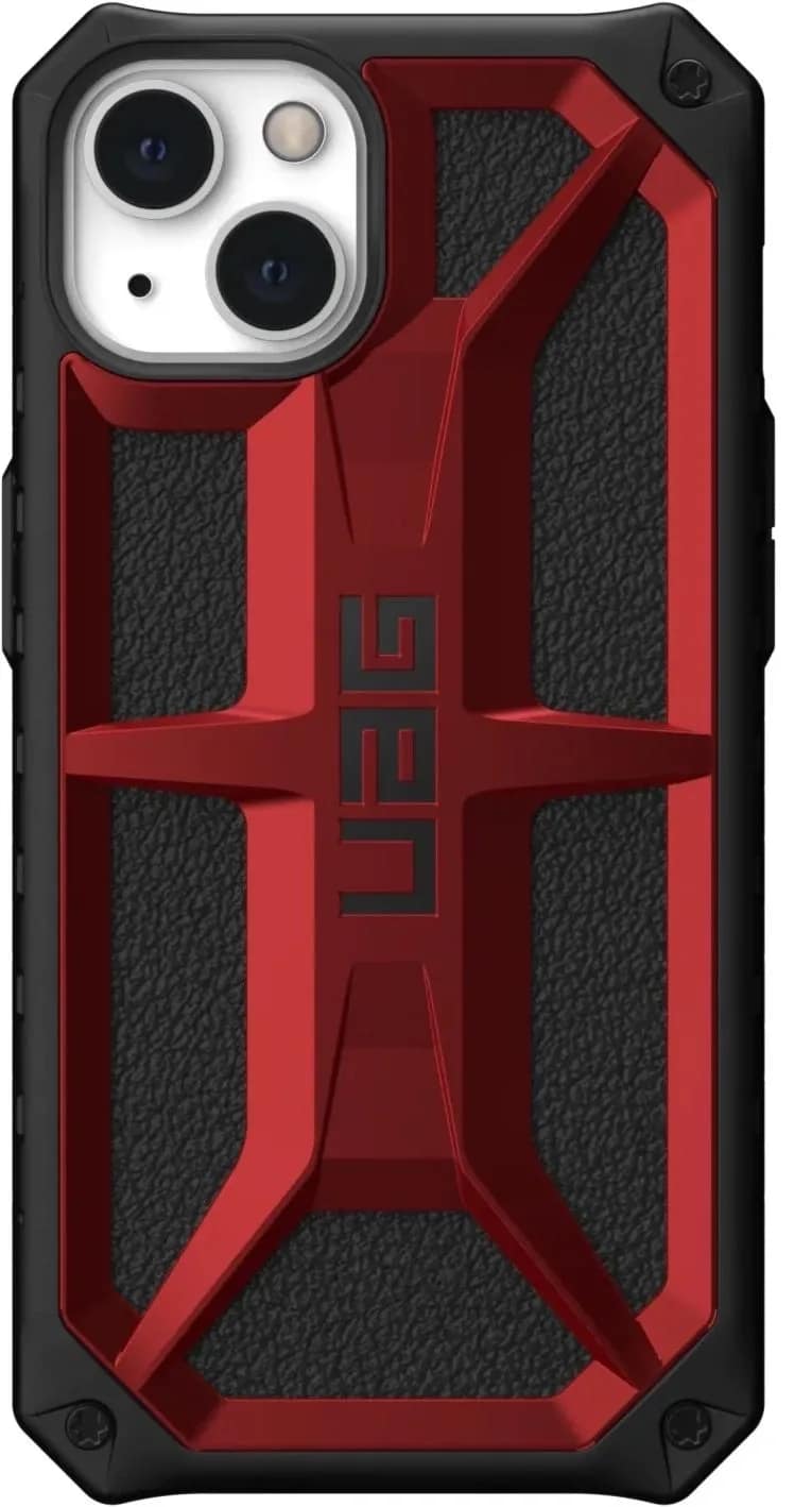 Чехол UAG Monarch для iPhone 13 Crimson, Black-Red — фото 3
